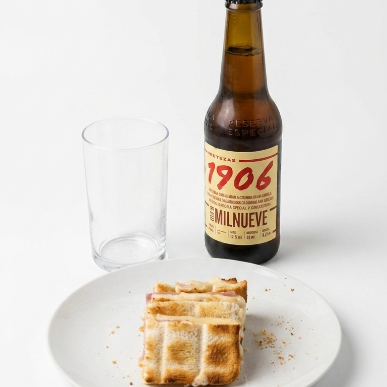 1 cerveza con tostado Carlitos